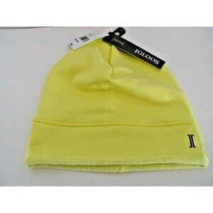 Igloos Unisex Hat NWT Ski Outdoor Yellow Retail $38